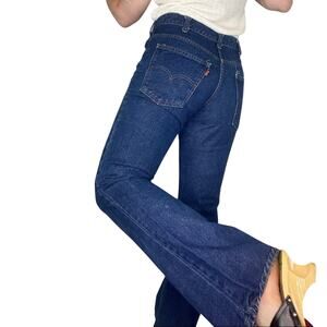 Vintage Levis 646 Baby Bell Bottom Jeans 1970s Orange Tab Flare Jeans 80s W29